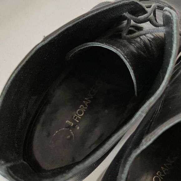 Fiorangelo Italian Designer Handmade Mens Black Leather Oxford Dress Shoes - siz - Picture 11 of 11